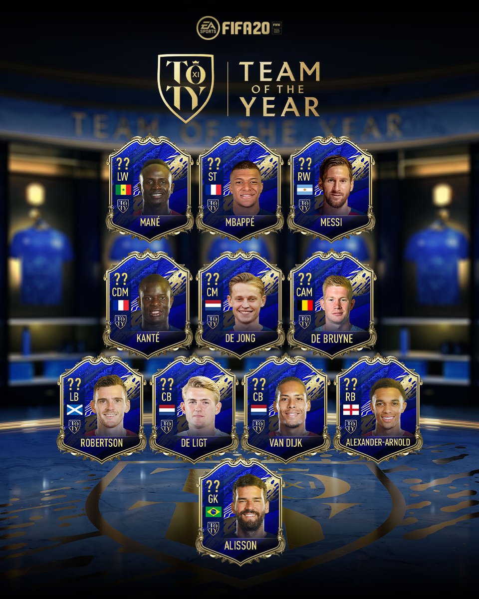 MoKashlan's tweet photo. So the official #TOTY is exactly like the leaked one!
We will see the Flashback and the Moment players!
Feel that a bit boring, that everything leaked and we know which cards we will have! ๐
#FIFA20 #FUT #FUT20 #FUTChampions #FIXFIFA #FIXFIFA20 https://t.co/gh7rYmFAwu