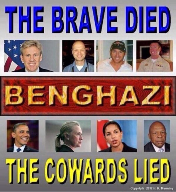 Chicago1Ray's tweet photo. @DonnaWR8 @LVNancy @pinkk9lover @ROCKONOHIO @IsraelUSAforevr @SandraSentinel @jeepsuzih2 @oUSA_JEDIo @TrumpLadyFran @MazurikL THE BRAVE DIED ❤ THE COWARDS LIED ✔

WE WILL NEVER FORGET #Benghazi 🇺🇲

Hillary Clinton campaigned on answering the 3AM phone call, yet when our Ambassador summoned for help, she ignored his plea...

BRAVE AMERICANS LOST THEIR LIVES THAT NIGHT 🇺🇲

NEVER AGAIN ✔ https://t.co/CdjT5DRyTd