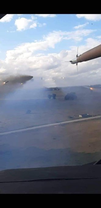  #Libya (Λιβύη)  #Sirte Battle:Libyan airforce hammering GNA retreating forces from Sirte as LNA the Libyan army continues to press at Sirte Front declearing the city fully under its control