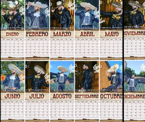 . <a href="/sauleljaguar/">SAUL EL JAGUAR</a> lanza su calendario 2020 para agradecer a sus seguidores el apoyo y lealtad durante su trayectoria. Lo estará obsequiando por medio de estaciones de radio y algunos medios de comunicación. El Jaguar promueve actualmente su sencillo #QuéTalTeVaSinMí