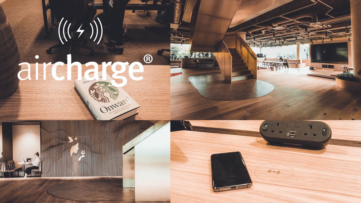 aircharge1's tweet photo. We're proud to have been part of creating a beautiful, #modern, #techled #office #workspace for Starbucks new #EMEA HQ by providing #wirelesscharging to every workstation! Read more about it here: https://t.co/4HxqvkBsdj
#chiswickpark #officespace #workstation #officedesign https://t.co/be9JiTXOsj