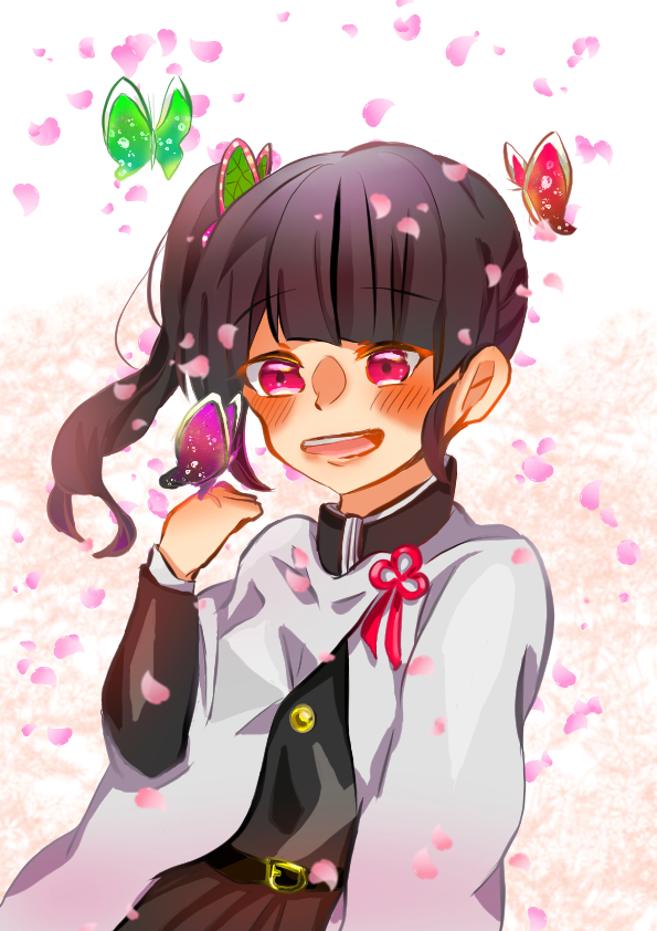 羽歌 フリーアイコン 満面の笑みのカナヲが見たいです 栗花落カナヲ 鬼滅の刃絵描きさんと繋がりたい