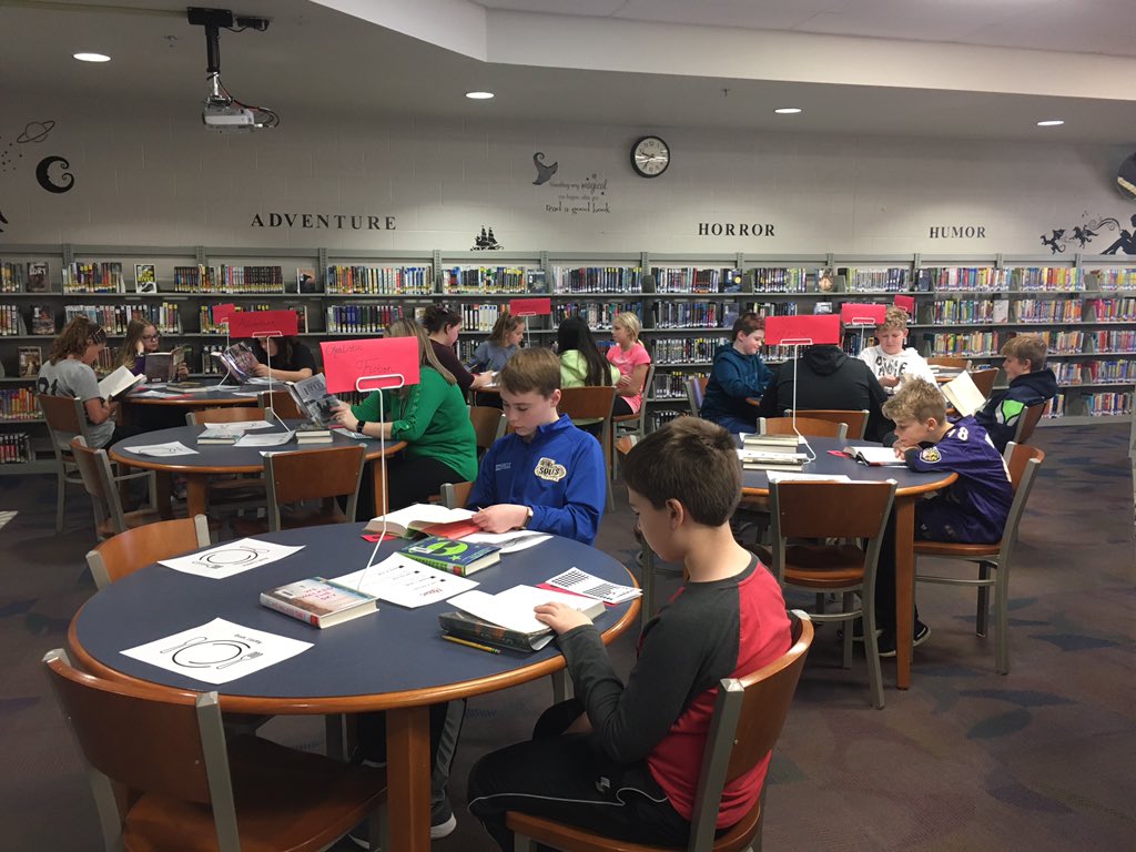 library_rsms's tweet image. Book Tasting at the RSMS library! Happy first day back from winter break! #RSMSrocks #newbooks #whatwedo