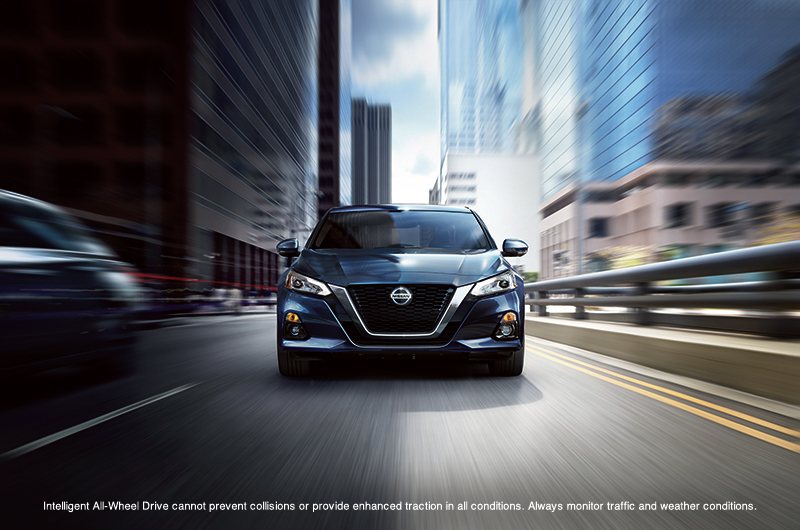 All the control of an SUV with the ease of a sedan. The available Intelligent All-Wheel Drive of the 2020 #NissanAltima will help get you and your precious cargo to your destination come snow, rain, or sleet. Test-drive one today.