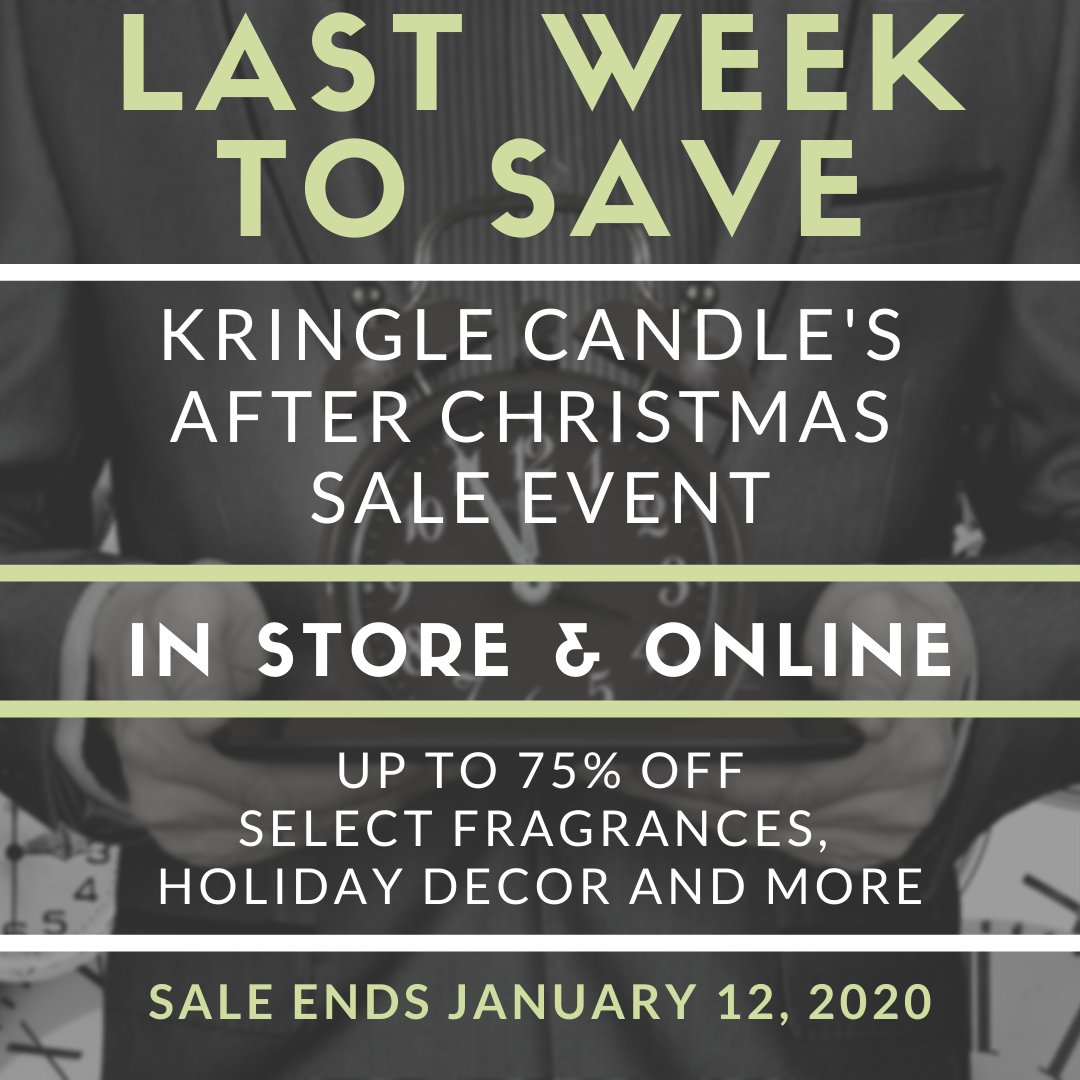 KringleCandle's tweet photo. The savings don't stop! Visit our Bernardston Flagship store or shop online at https://t.co/fQeeHolfgQ to refill your stock after the holidays or to discover a brand new-to-you scent - at these prices you'll want to bring them all home!

#mykringle #kringlecandle #afterxmassale https://t.co/A9TQwHVUd4