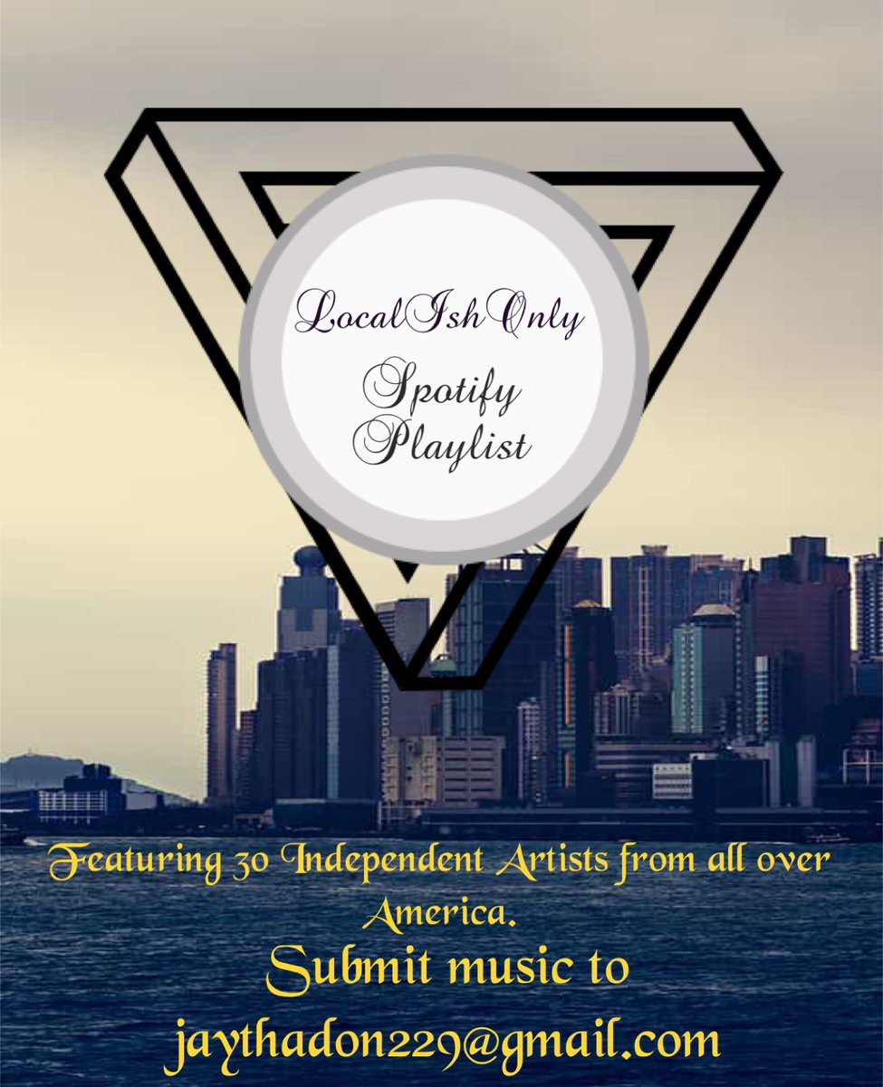 jaythadon229's tweet photo. Are you sick of mainstream music?? 
Then tap into my new playlist on Spotify “localishonly” it will be featuring 30 of my favorite local Independent artists. 
FREE PROMO FOR LOCAL ARTISTS
#SPOTIFYPLAYLIST #freepromo 
#studio #newmusic #musicpromotion #rappers #rap #music #beats https://t.co/iUn3wBSEUW