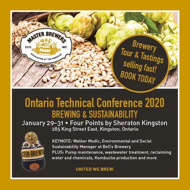We are pleased to announce that Devin will be making a presentation about barley and malt production in Ontario at the MBAA Ontario Technical Conference on Friday, January 31 in Kingston, Ontario