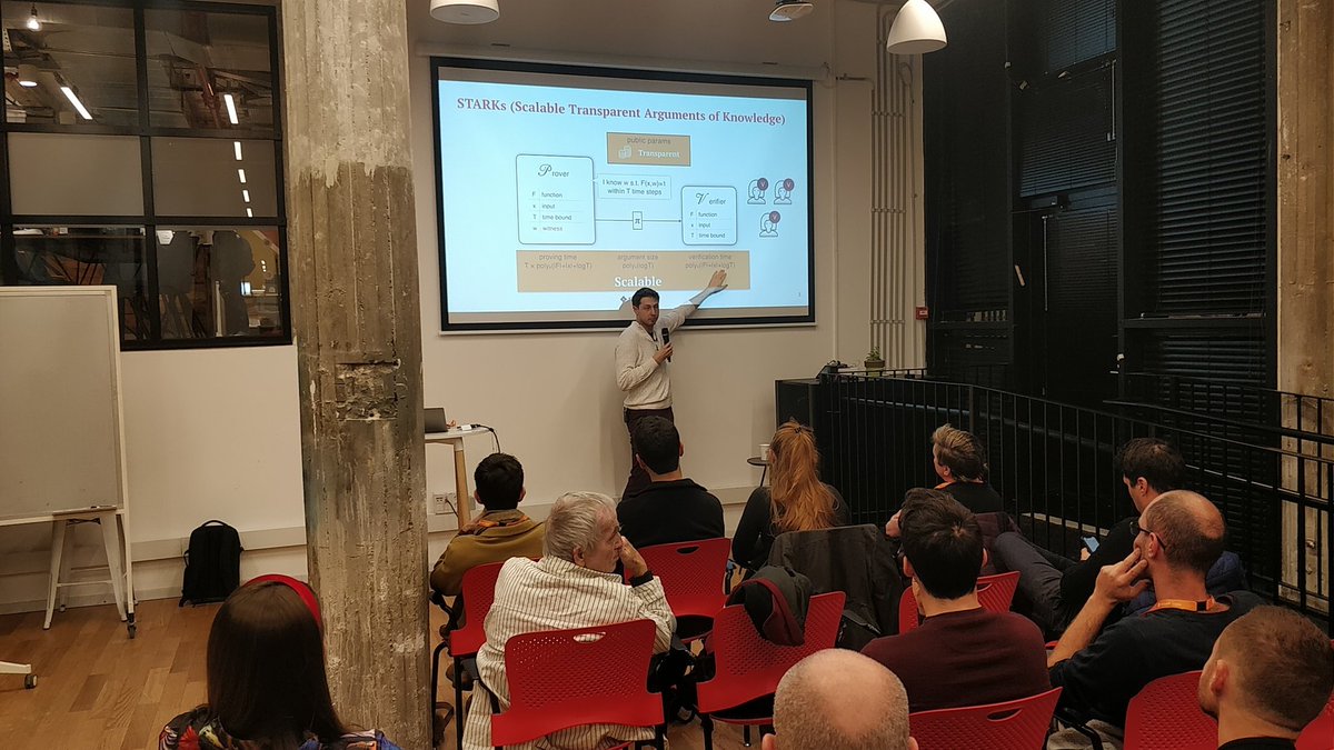 ZK_Global's tweet photo. Full house tonight for Alessandro Chiesa presentation tonight! https://t.co/WSsbf3vxuF