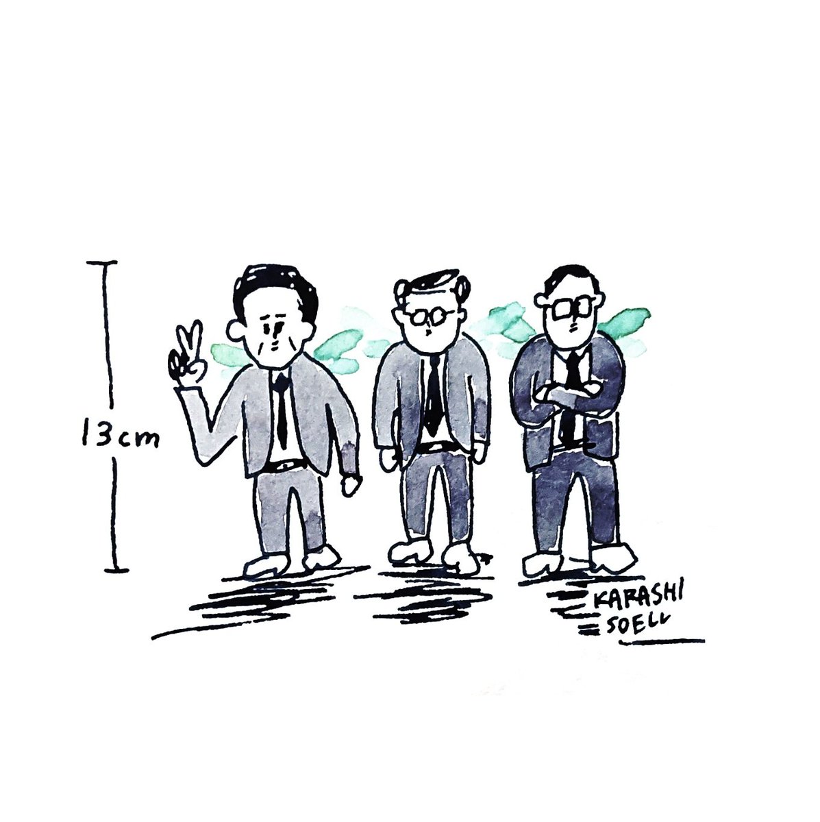 カラシソエル イラストレーター 今日のイラスト 今日のヒルナンデスの文具特集でやってたけど おじさんモチーフが人気らしい 今日のカラシイラスト 妖精