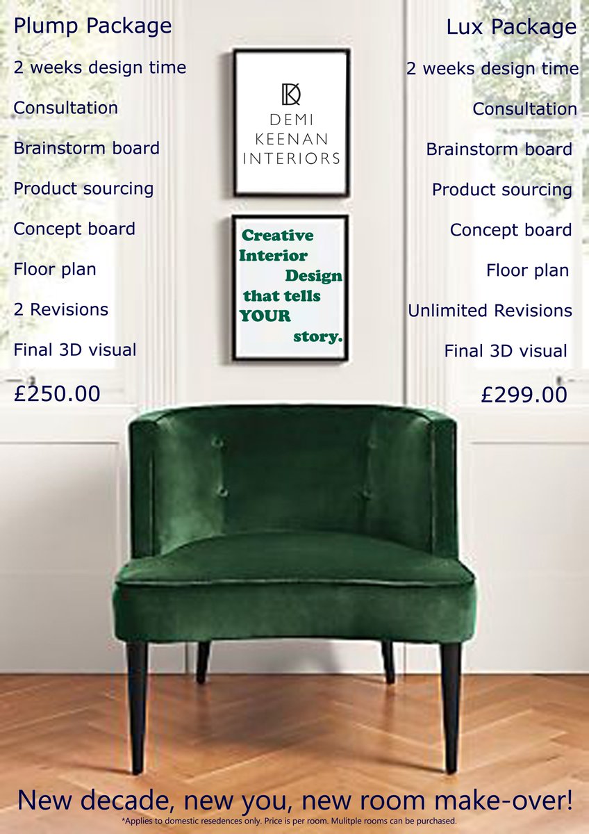 To launch this wonderful new decade, we've created special packages that will be designed especially for you, and tailor-made especially for your home!
#interiordesign #interiordesigntorbay #interiordesigntorquay #interiordesignUK #designconcept #conceptdesign #interiorstyling