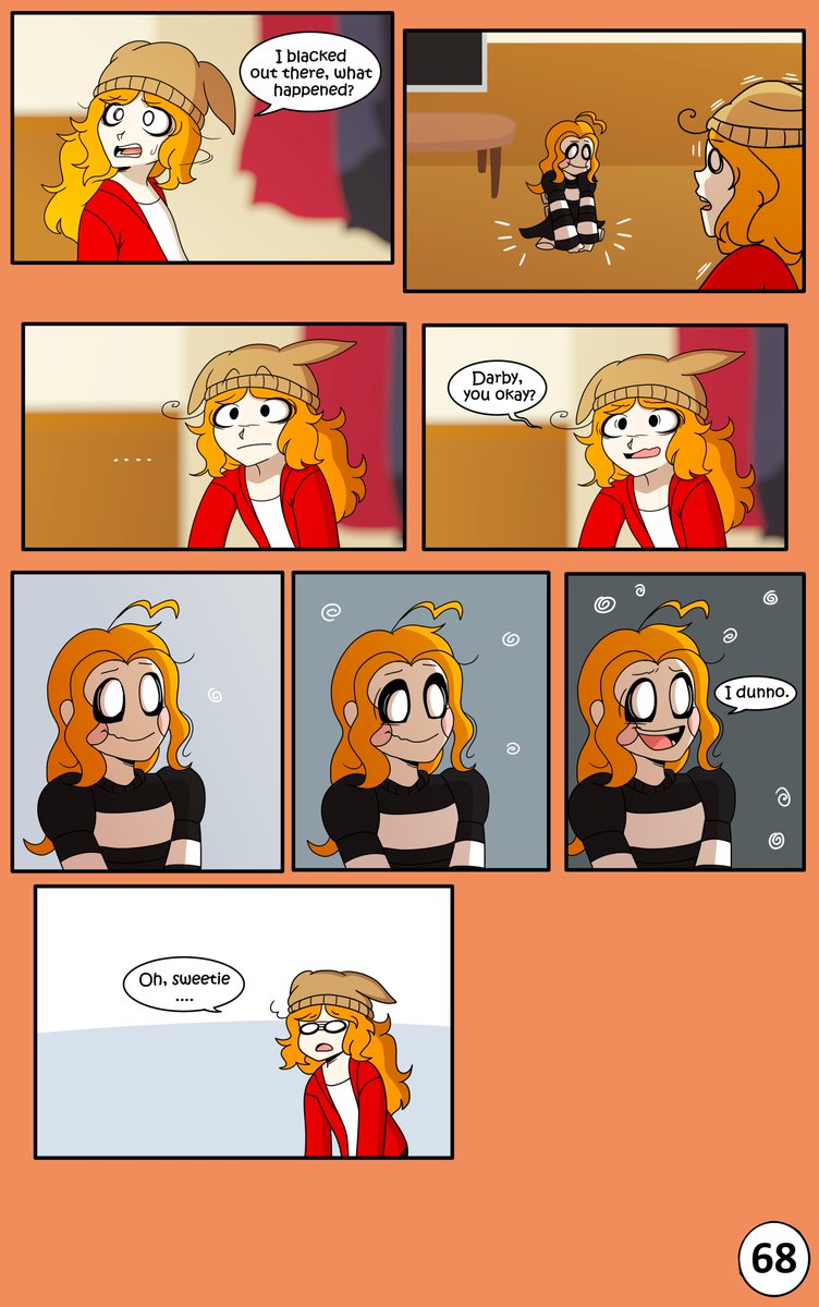 Peeps_Art's tweet photo. That face of anxiety is all to relatable for me. XD
#darbyandme #darby_and_me #webcomic #comicpage #comicseries #originalart #digitalart #webcomicpage #webcomicseries https://t.co/b3XgLltqwP