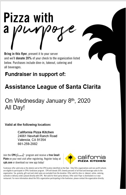 Hold off on your pizza craving until Wednesday and join us! 20% of your purchase supports our philanthropic programs. Bring this flyer and help support families in need! #pizza
