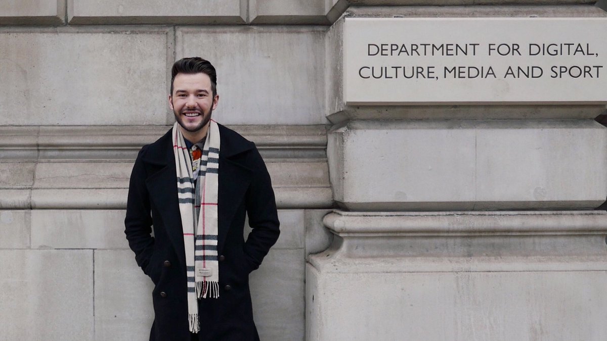 BradGudger's tweet photo. Well it’s the #FirstDayBack and I’m kicking off the new year by meeting with some lovely folk at @DCMS - discussing digital support for young people impacted by cancer, and the #LGBTQ+ community. Starting 2020 as I mean to go on, and by that I mean I won’t stop 🗣 https://t.co/0x96GBnSjP