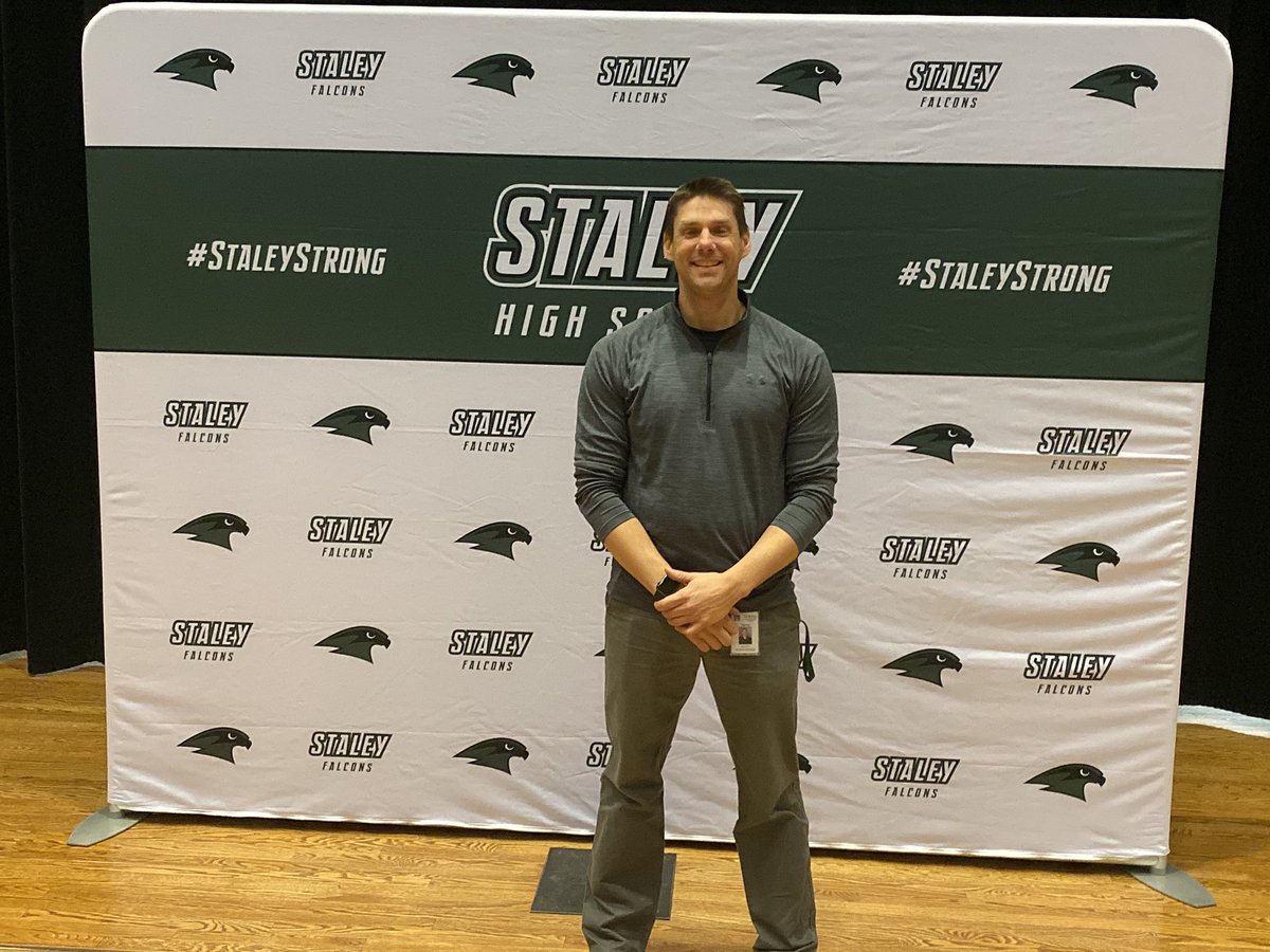 SHSFalcons's tweet photo. We are excited to announce new @staleysoftball Head Coach, Matt Schweitzer! Congratulations and we look forward to your leadership! @NKCSchools @Future_Falcon @N2SportsStaley @FalconSection @SHSFalconClub https://t.co/e1c4QxBNYd