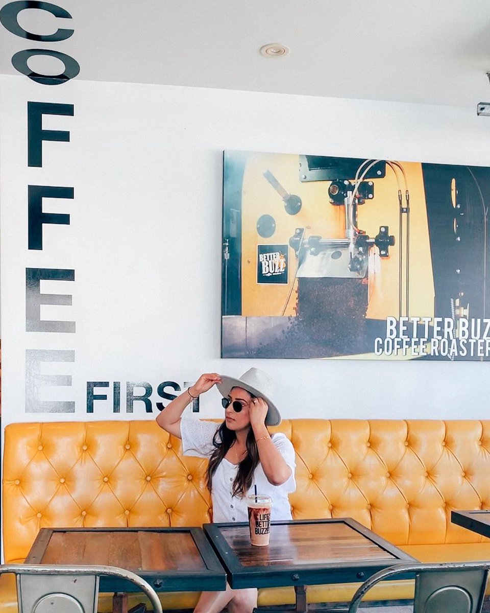 Better_Buzz's tweet photo. The Monday blues won't kill our buzz ☕🐝Tag a friend who loves our Mission Beach location! 
.
📸: @notesbycin https://t.co/czecnR5ts9