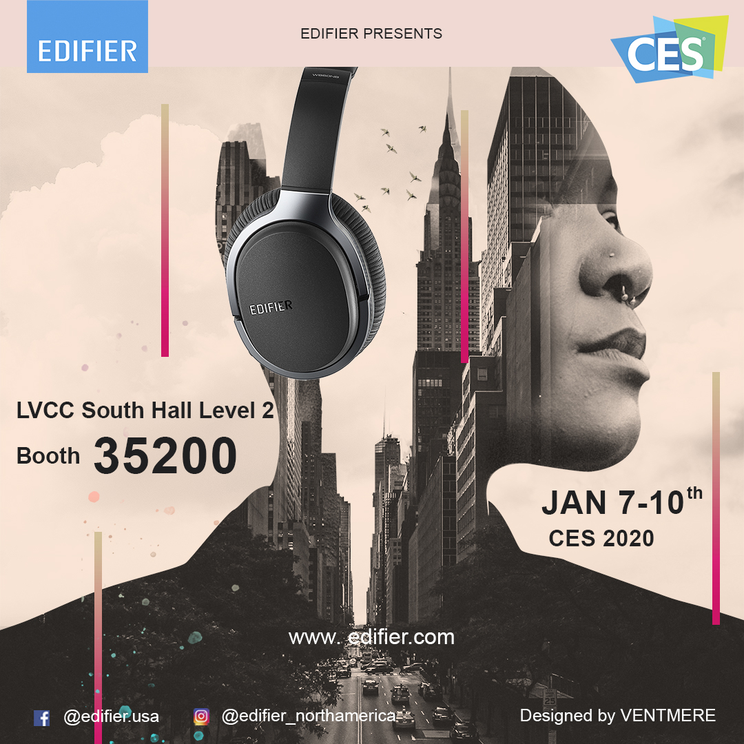 EdifierNAmerica's tweet photo. Come see what Edifier has in store during #CES2020 Enjoy new sound with Edifier's experience rooms and win fabulous prizes such as our S2000PRO speaker. LVCC South Hall Level 2 Booth 35200
#CES #CESMusic #LasVegas #Technology #Electronics #Speakers #Headphones #EdifierNA https://t.co/xvnKNfRGxc