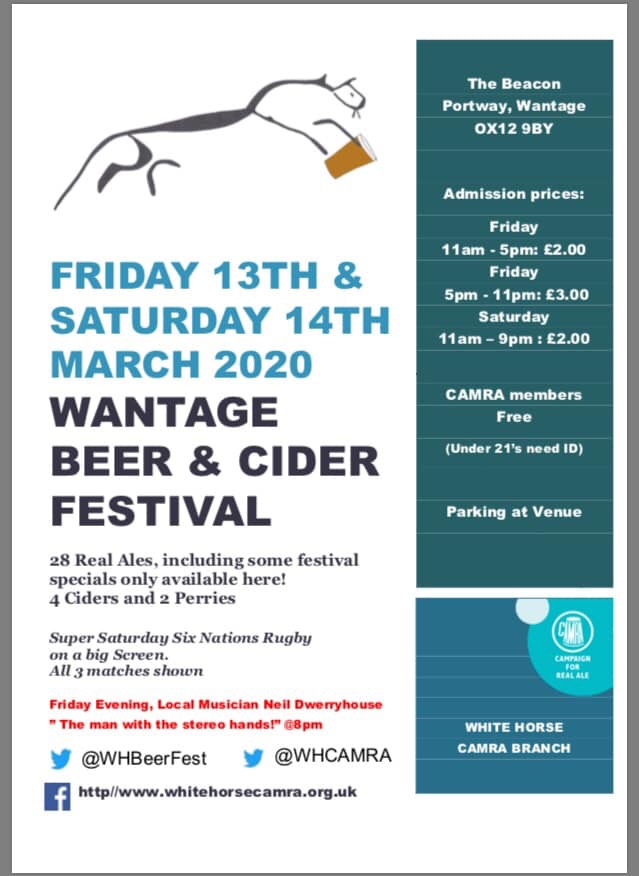 WHBeerFest's tweet photo. It the tenth anniversary of Wantage Beer &amp; Cider Festival.  Please put the date in your diaries! @whcamra https://t.co/scPqo7eqAh https://t.co/mDKcpkkp5D