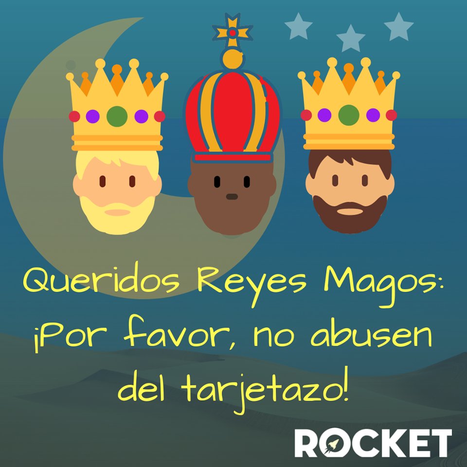 MxRocket's tweet photo. ¡Llegaron los Reyes Magos 🌠🎁! Esperamos que no hayan sido presas de las compras de pánico y se vieran en la necesidad de empeñar hasta al camello🐪🐘🐎
https://t.co/cHhWhuV5gL
#Rockettips #ReyesMagos2020 https://t.co/9R6obVCNJq