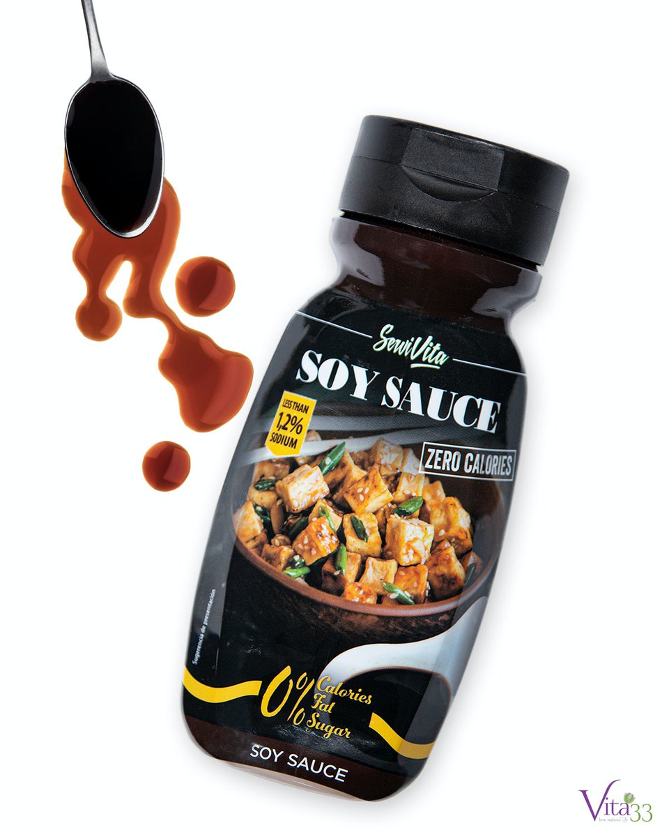 Las salsas de ServiVita son la alternativa perfecta a las tradicionales para evitar aportar calorías extras a tus comidas
La salsa de soja contiene un 1,2% menos de sodio que otras salsas de soja🍲

vita33.com/servivita-sals…
