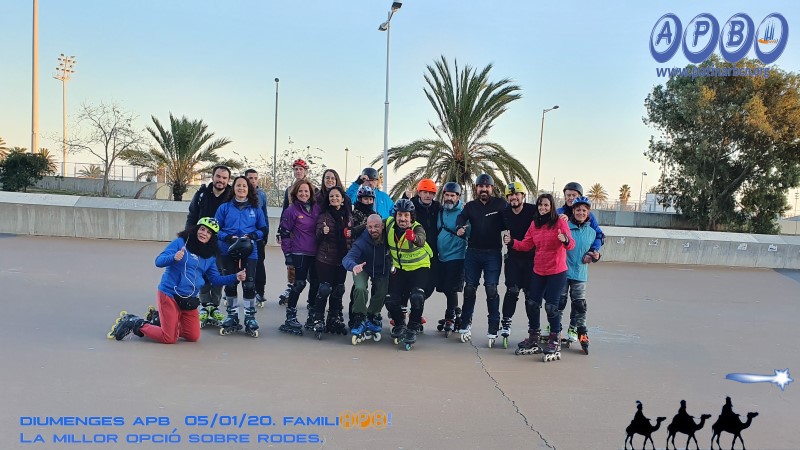 APBoficial's tweet photo. 20/01/05 Diumenges APB Reis Mags.
Classes, Minis y Rutas"Guay" i "Cool"
IMG: https://t.co/sl0btTmzez
Benvinguts i benvingudes familiAPB!
#apb #patinarbcn #classesapb #rutesapb #voluntariat #esports #barcelona #patinemperlapau #roller #diumenges #sundays #dimanches   #AnyNou https://t.co/ahunnI1tsC
