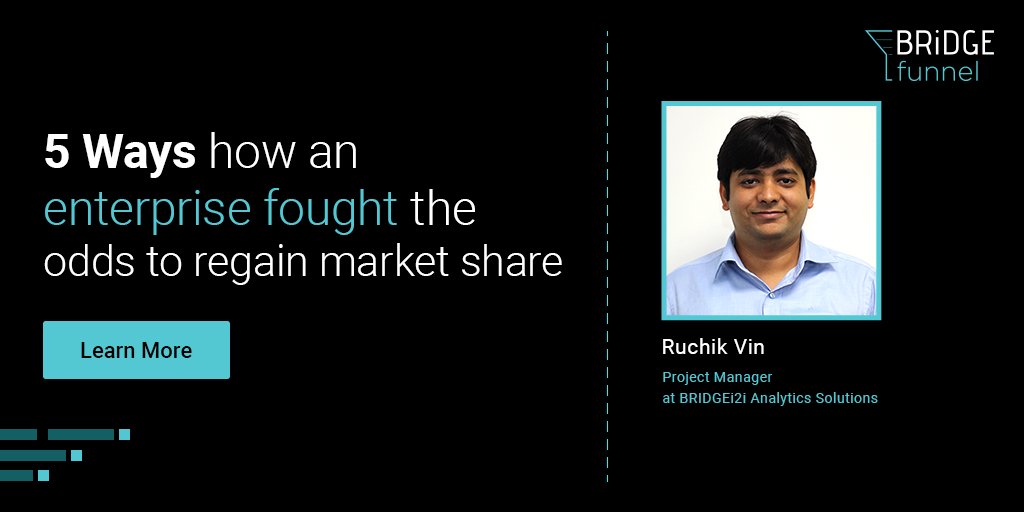 BridgEfunnel's tweet image. Did you know that BRIDGEfunnel’s automated win-loss analysis helped a Fortune 100 company to regain market share despite challenging market dynamics?

Here are the 5 steps proposed by our Product expert – Ruchik Vin

bit.ly/35oNbFj

#AI #Analytics #WinLoss #Enterprises