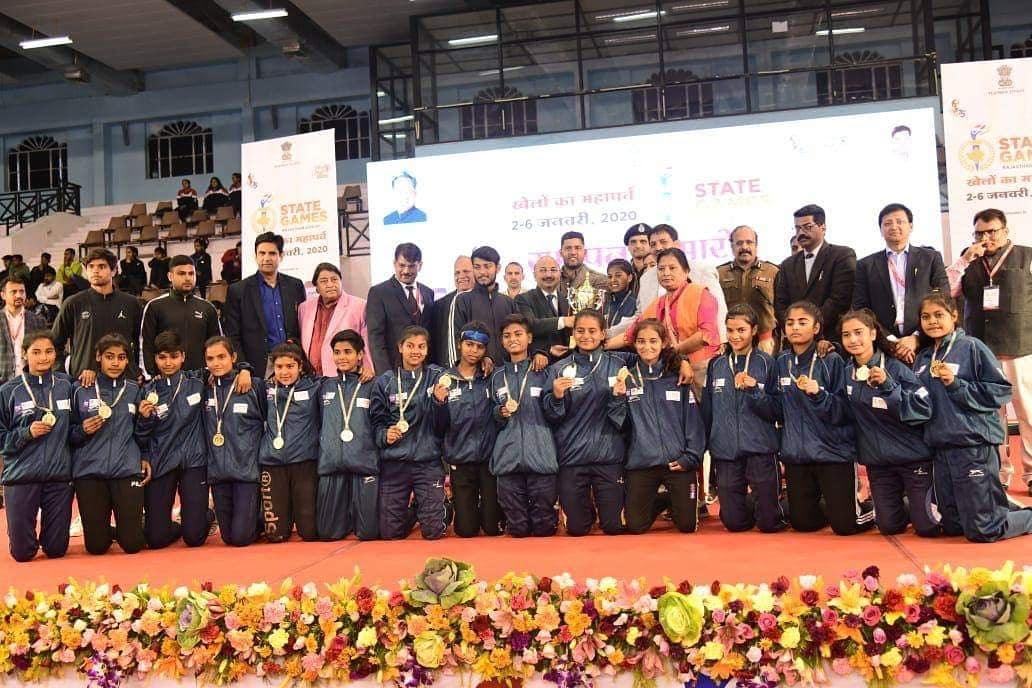 StateGamesRaj's tweet photo. प्रथम राज्य खेलों के सफल आयोजन के लिए आप सभी खेल प्रेमियों का बहुत-बहुत आभार एवं धन्यवाद, सभी खिलाड़ियों को उज्जवल भविष्य की शुभकामनाएं। https://t.co/rUc8hHdj7L