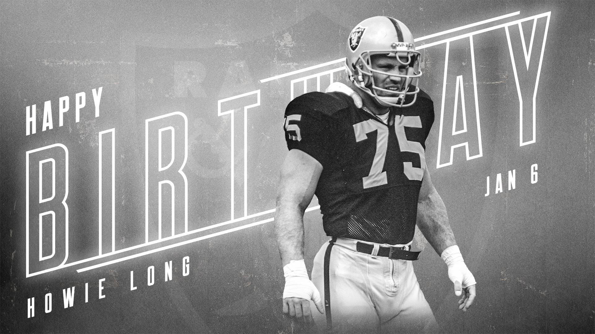 Happy birthday to Hall of Famer, Howie Long 
