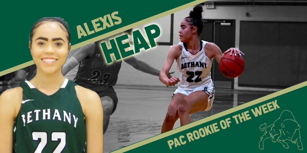 Congratulations to freshman women's basketball player Alexis Heap on earning PAC Rookie of the Week Honors! #ONEBethany  

bethany.prestosports.com/sports/wbkb/20…