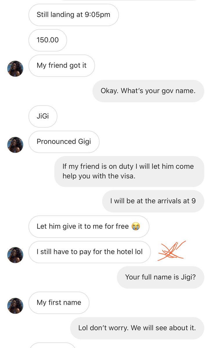 The only time we spoke abt hotel was when she said this. Then at the hotel reception she said I was going to get the the money back the next day!! From this convo u can tell I didn’t even know her name! I knew nothing about her. She was just liking me photos on IG and needed help