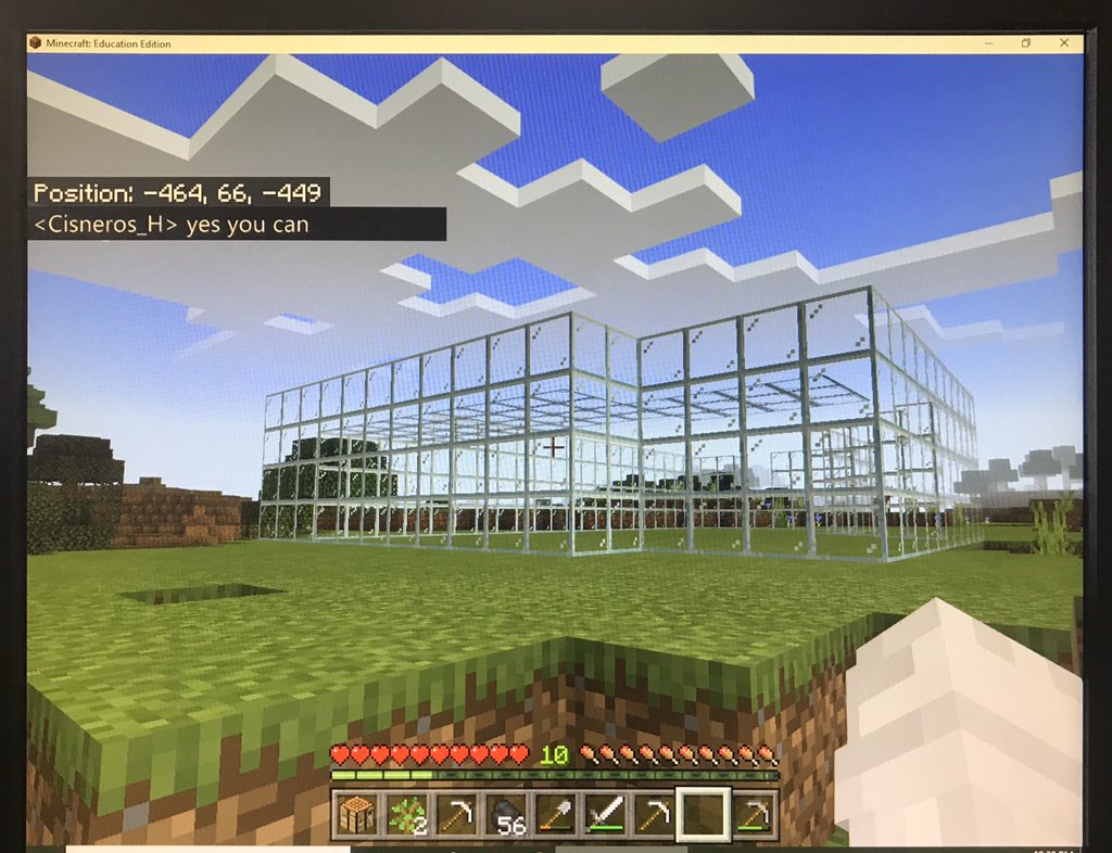 NHSreads's tweet photo. Students in Mrs. Etheredge’s Biology class create biodomes using Minecraft. @AACountySchools @aacpsoit @theREALnhseagle #AACPSAwesome https://t.co/i551WNeacp