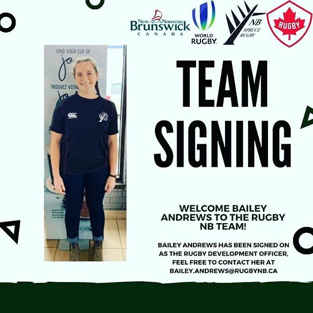 NBRU is excited to announce the addition of Bailey Andrews as the Rugby Development Officer!

Bailey is originally from Charlottetown, PEI where she competed in High School and Provincially. Since moving to NB for post-secondary school at both STU and UN… ift.tt/2QOcF9P