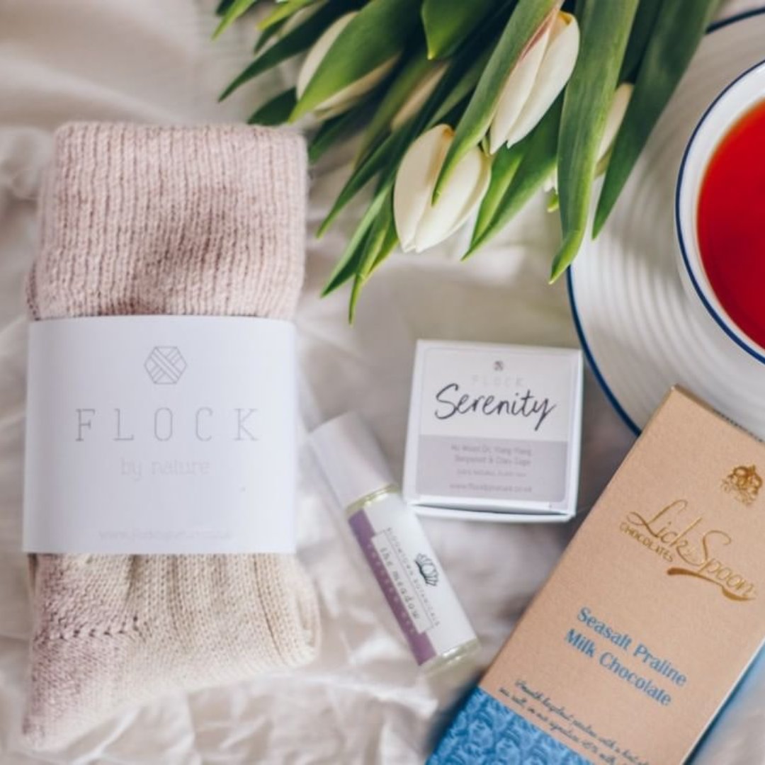 PRODUCT HIGHLIGHT// Stay warm and cosy in these Alpaca &amp; Merino Lounge socks by <a href="/flockbynature/">Flock by nature</a>. 🌸⁠
⁠
Their Hazel Alpaca &amp; Merino lounge socks are made from 100% merino wool from non-mulesed herds.⁠

View their listing here:
ethicalbranddirectory.com/brand/flock-by…