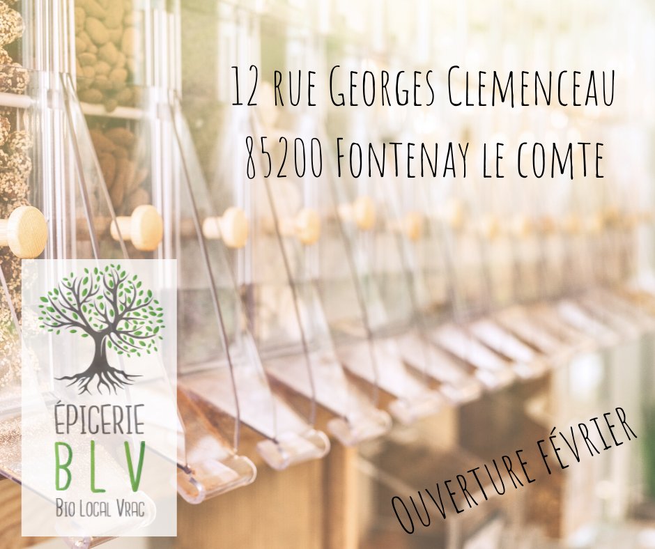 Ouverture en février de mon épicerie vrac ! ! ! (Je suis + présente sur Fcb et Insta) #epicerievrac #vendee #zerowaste