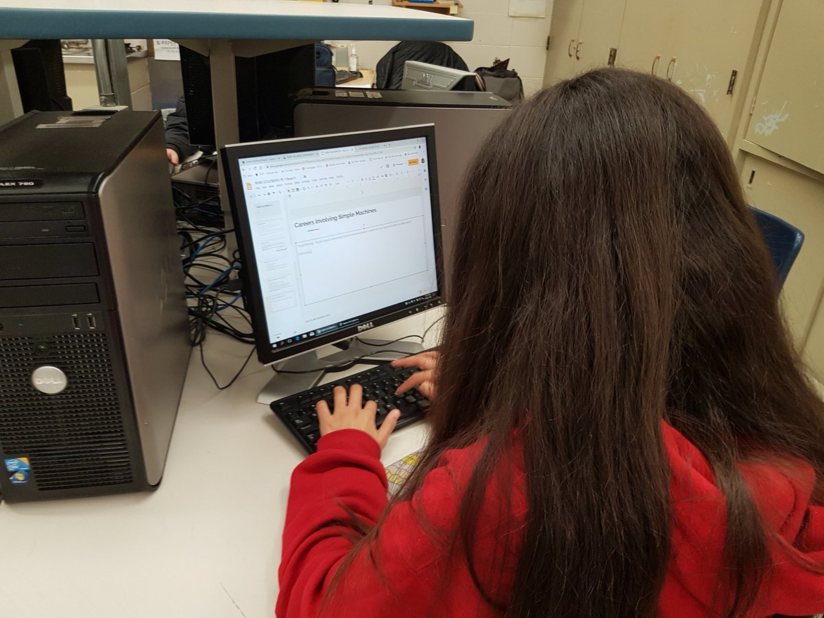 DelaneyTech (@grimsbyss) on Twitter photo Grade 9's working on Part 1 of their final projects: researching Simple Machines. @GrimsbyEagles <a href="/librarygss/">librarymom</a> @Thwaites_GSS #finalprojects #girlsintech #exploringtechnology #boysintech Grade 9's working on Part 1 of their final projects: researching Simple Machines. @GrimsbyEagles <a href="/librarygss/">librarymom</a> @Thwaites_GSS #finalprojects #girlsintech #exploringtechnology #boysintech