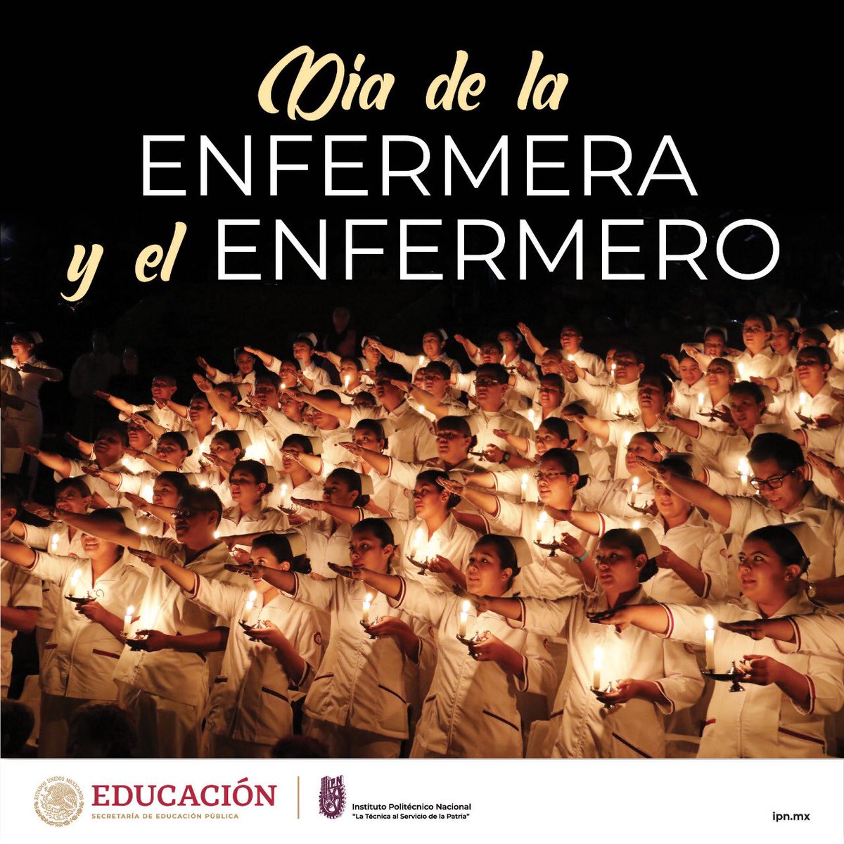 IPN_MX's tweet photo. Felicitamos a todas nuestras enfermeras y enfermeros que con su dedicación y profesionalismo ponen “La Técnica al Servicio de la Patria”. #OrgullosamentePolitécnicos #Huélum https://t.co/ygbG56e9uL