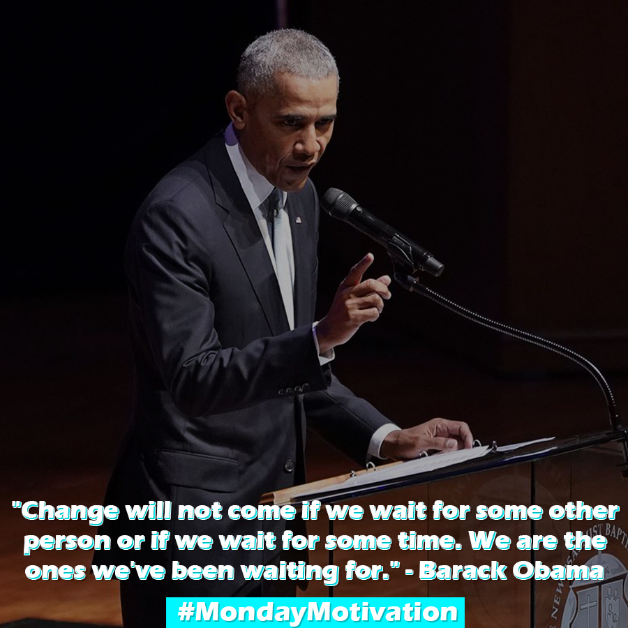 my_bccc's tweet photo. It's the first #monday of #2020!!! Here's a quote from @BarackObama as #motivation for the week & year! "Change will not come if we wait for some other person or if we wait for some time. We are the ones we've been waiting for." - Barack Obama.
#IamBCCC #BCCC #MondayMotivation https://t.co/o0czyZiZKD