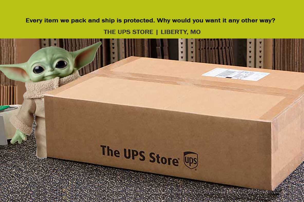 UPSLibertyMO's tweet image. Every item you bring us to #packandship is protected. Why would you want it any other way? #shipping #ups #returns #packing #mondaythoughts