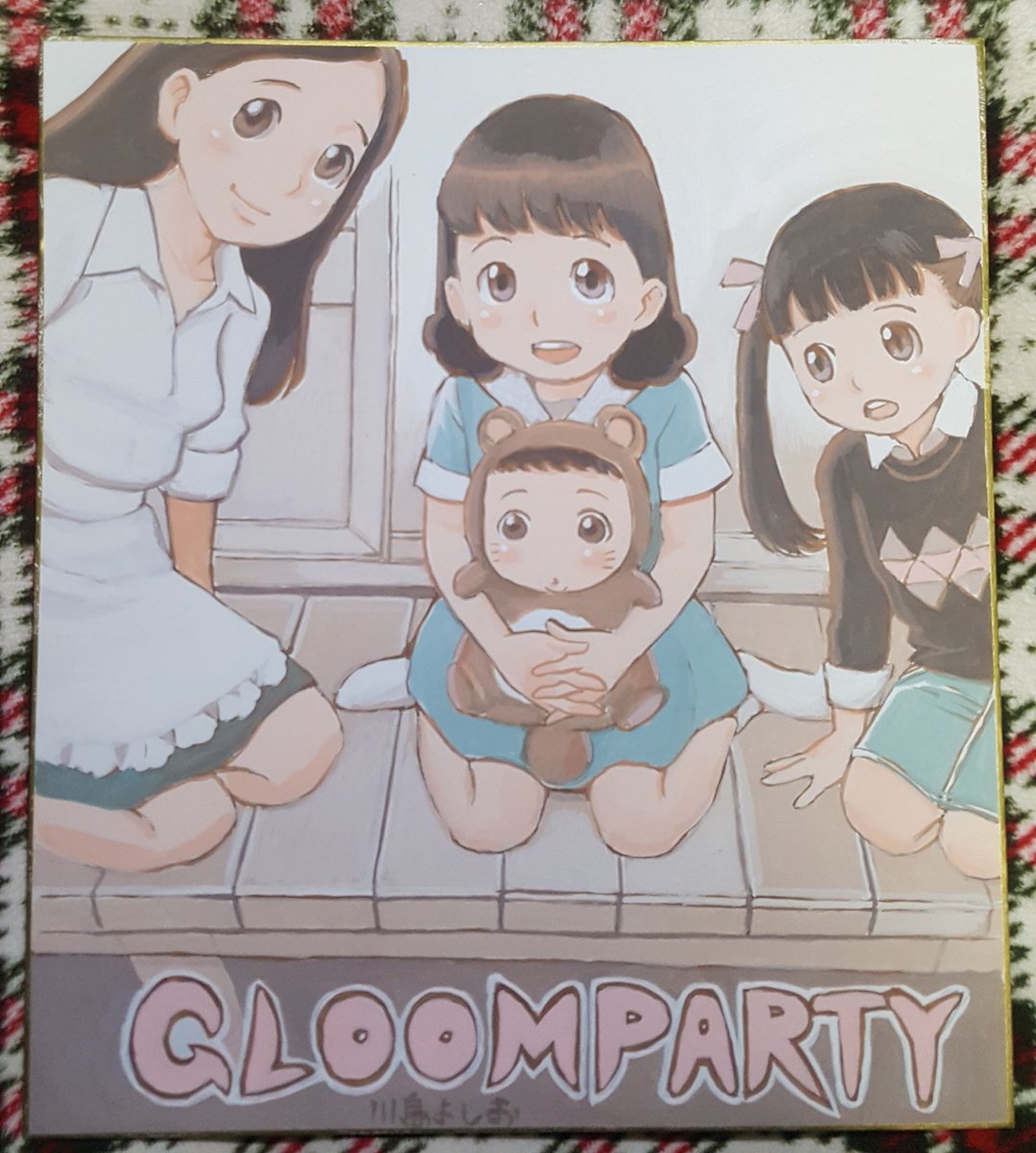 BOOTHから川島よしお『グルームパーティー』イラスト色紙をゲットしよう  | otenba-bekki 

『母子像』

 #booth_pm 