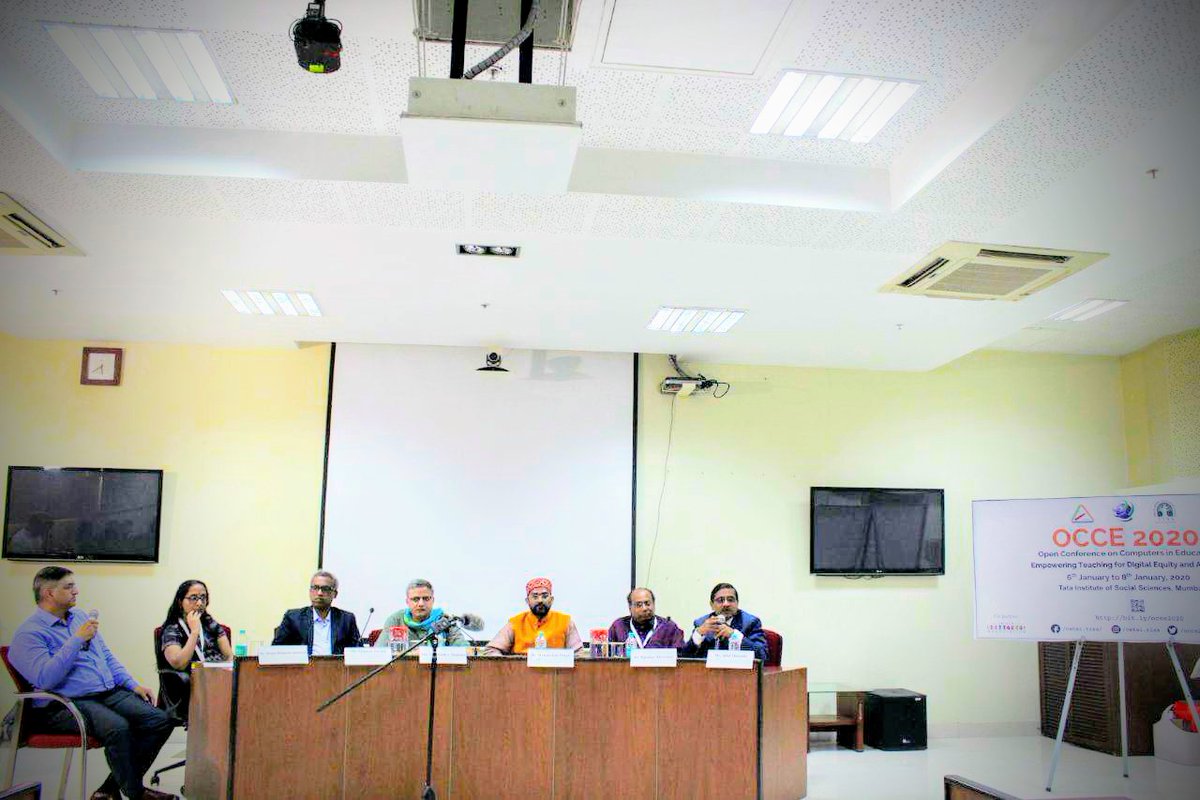 Francis_Joseph's tweet photo. It was a learning to interact with state govt officials from Delhi, Chattisgarh, West Bengal &amp; officials of Tata Trusts &amp; Kaivalya F'dation on growing role of ICT in education linked to human mindsets at #OCCE2020 conference at @TISSpeak thanks to @Indiadidac @OCCE2020 @SLNIndia https://t.co/Fr7DwmyAi6