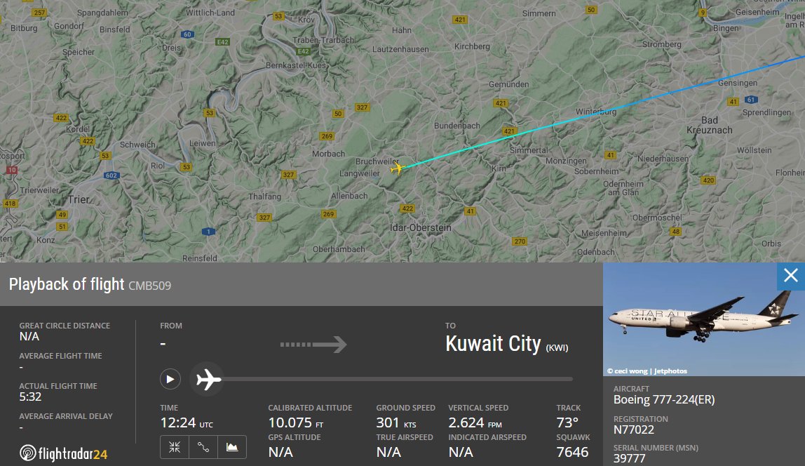 Gerjon_'s tweet photo. Sneaky bastard N77022 took off as regular United flight #UAL2574 and switched to U.S. Transportation Command military callsign #CMB509 4 minutes after take-off.
(Probably by accident) https://t.co/C7lLAFfhyO