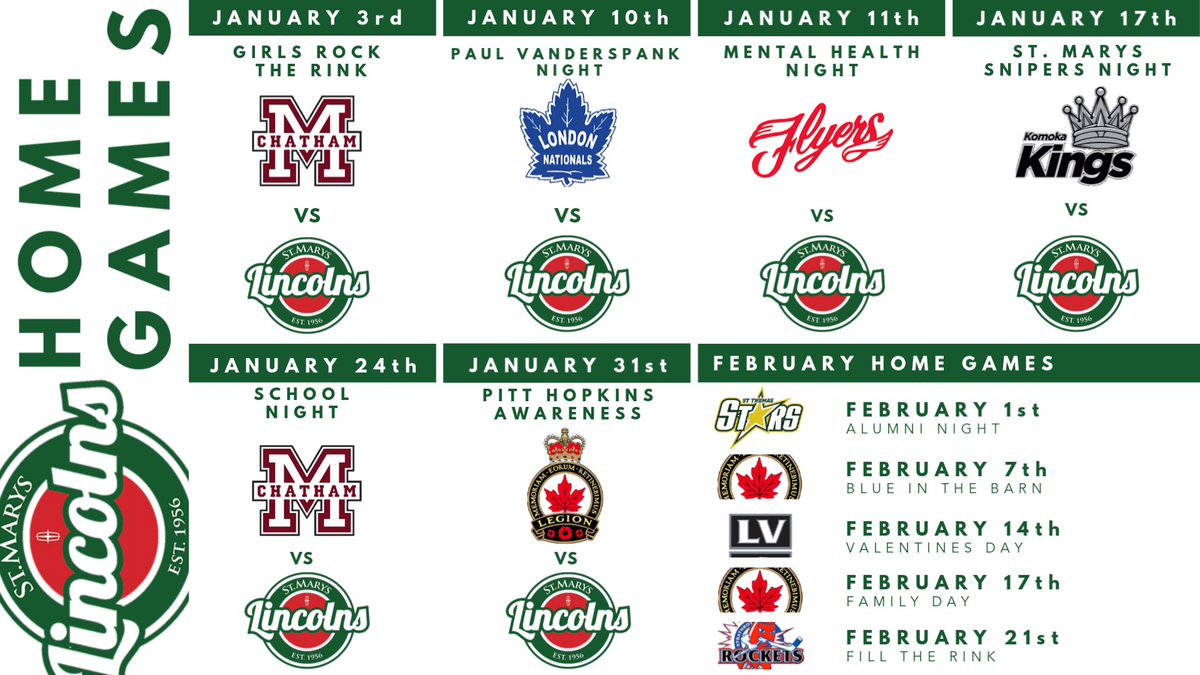 stmlincolns's tweet photo. Busy month at the PRC, with two home games this week!
Friday vs Nationals
Saturday vs Flyers
#WeAreLincolns https://t.co/JYRyXPRfrT
