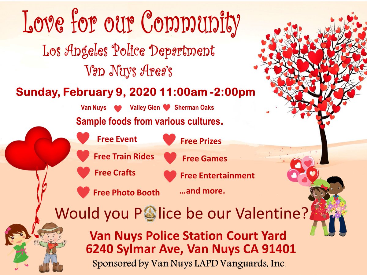 Great community event here in Van Nuys.  Come join us!  Save the date.
