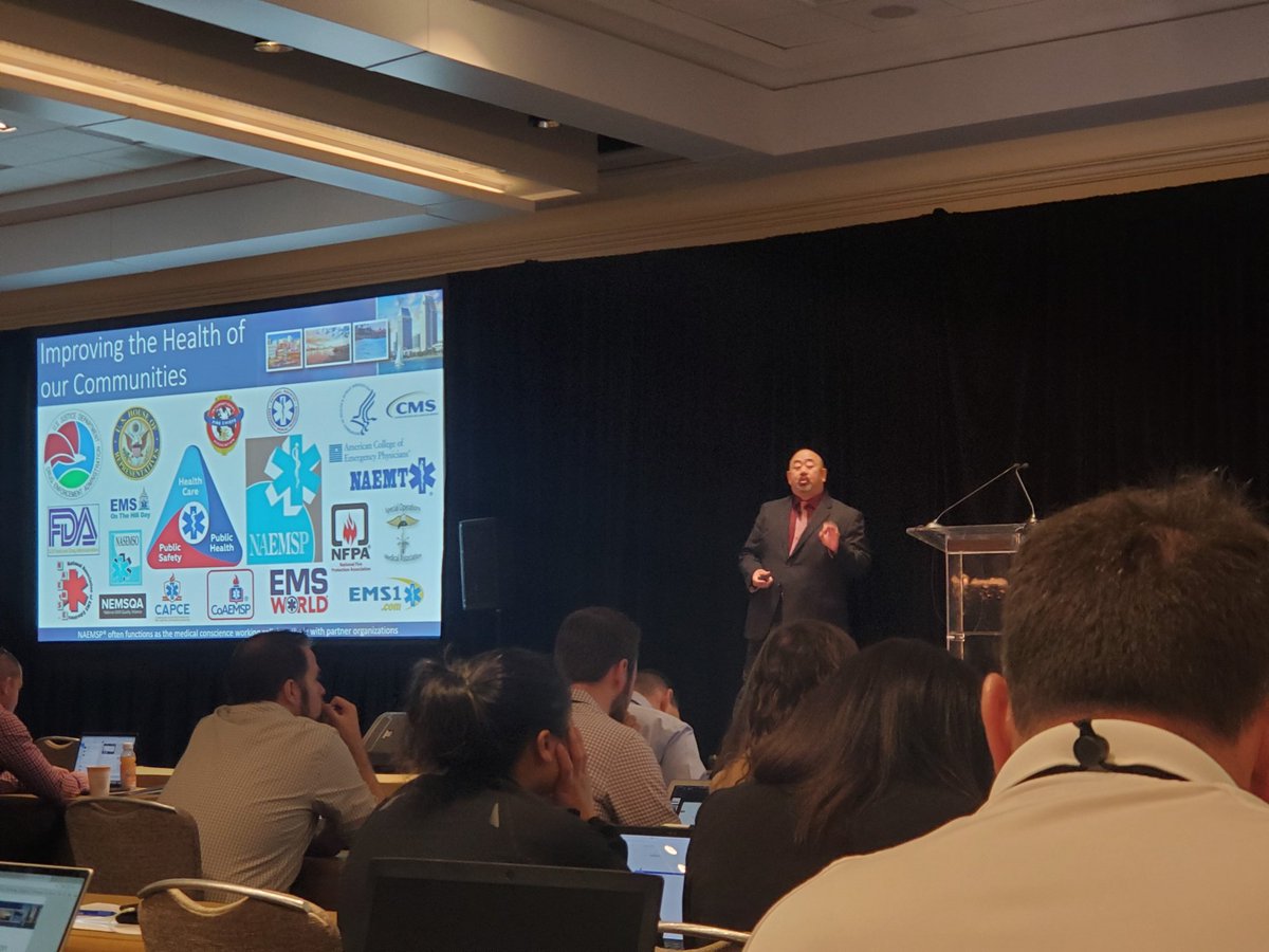 "EMS does not bring patients to healthcare, EMS is healthcare."
- Dr. David Tan

Powerful statement.

<a href="/papatan911/">David K. Tan, M.D., FAEMS</a> <a href="/NAEMSP/">NAEMSP</a>  <a href="/McGovernMedEMS/">McGovernMedEMS</a>