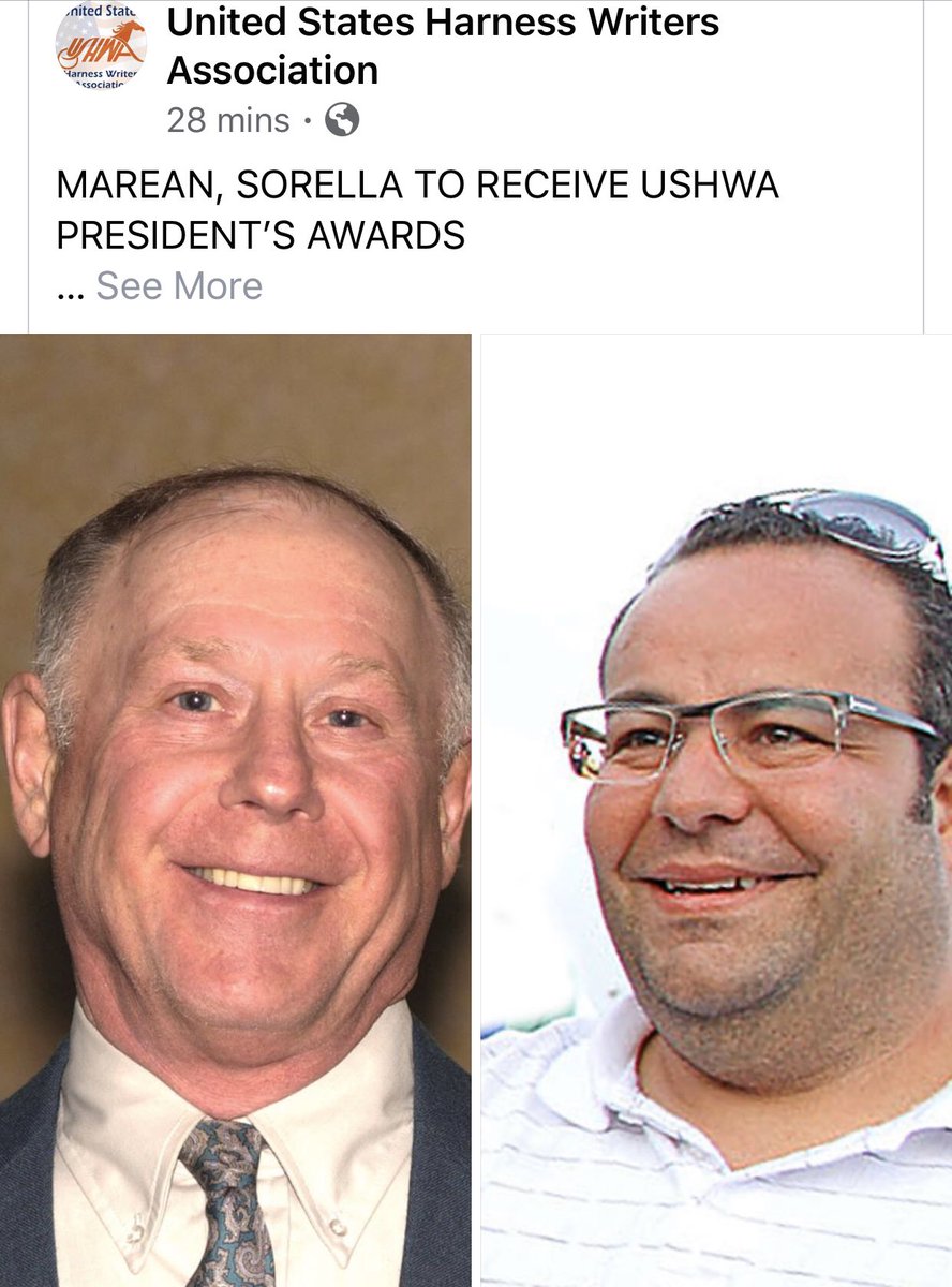 racing_fillies's tweet photo. Congrats to @ASorella and Don Marean for winning @USHWA_NATL President’s Awards!!  #JimmyFreight https://t.co/JGfgortlV4