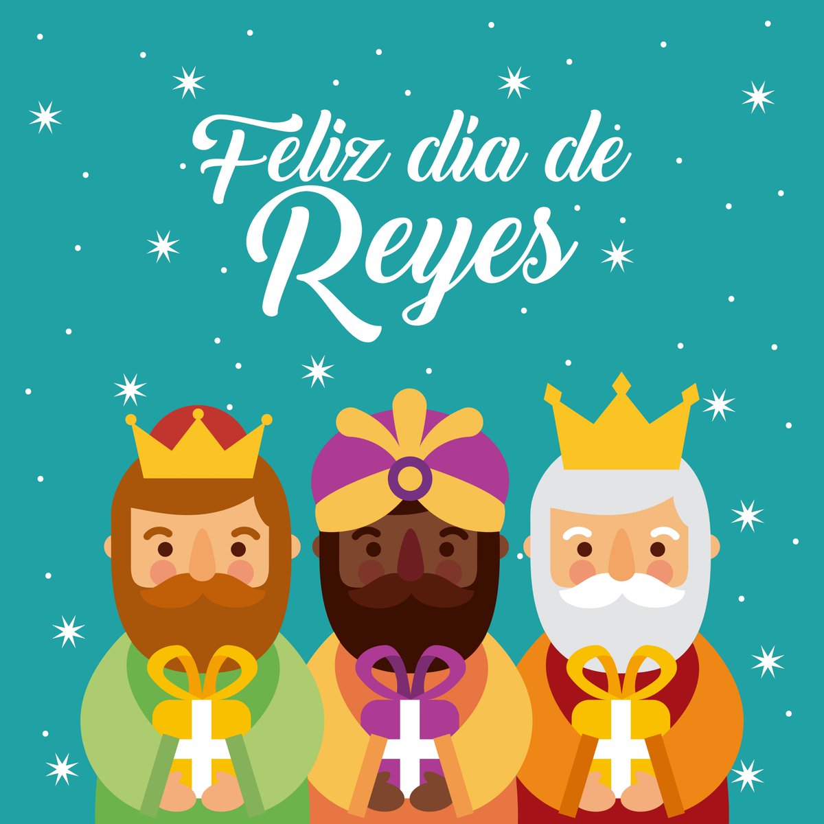 ¡Feliz día de reyes a todos nuestros amigos!