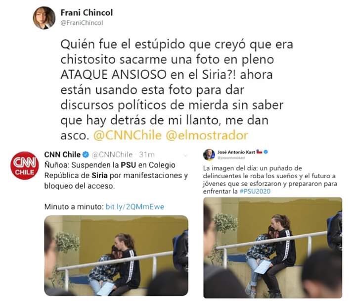 RespinozaRojas's tweet photo. @PublimetroChile Arriba cabros los apoyamos 👏🏼👏🏼👏🏼 Ellos iniciaron todo esto, ahora no podemos dejarlos solos ✊🏼 se entiende someten a una gran presión a los cabros para discriminarlos https://t.co/v6GE4CpKNV