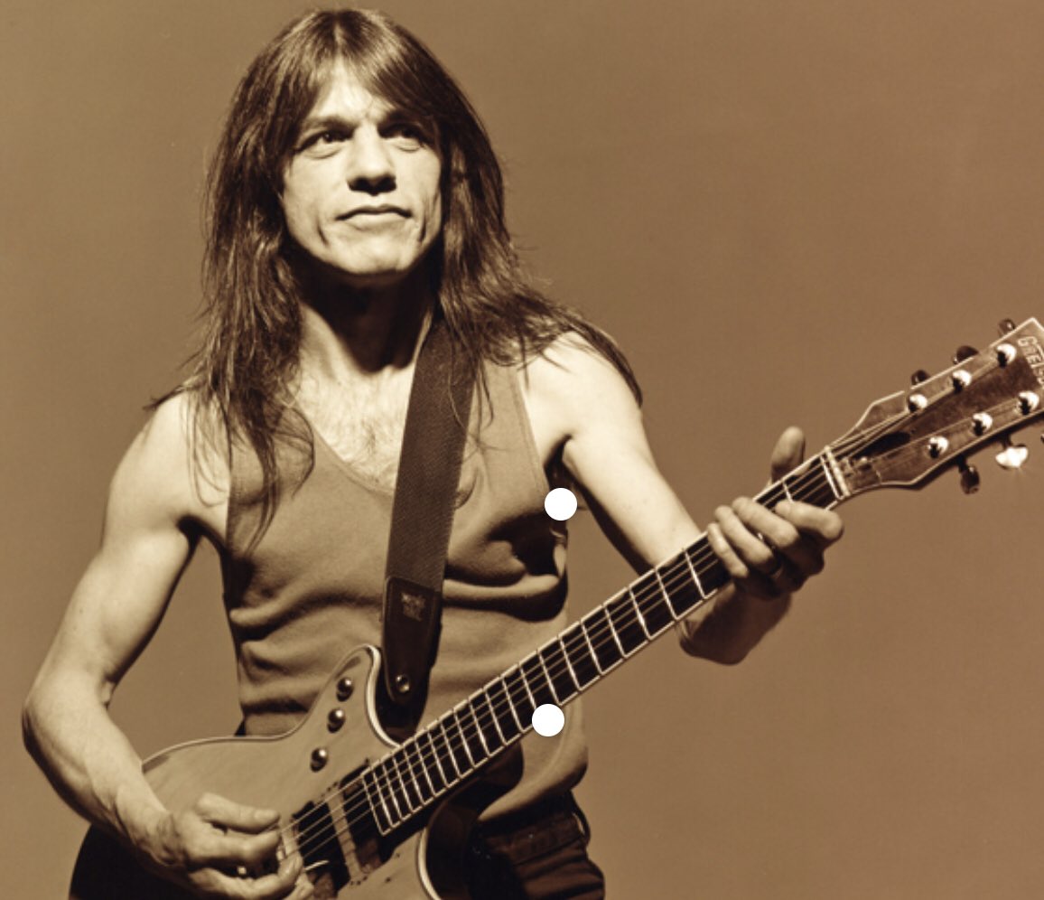  Happy Birthday to the late Malcolm Young. We ve learned a lot from you...never forgotten. 