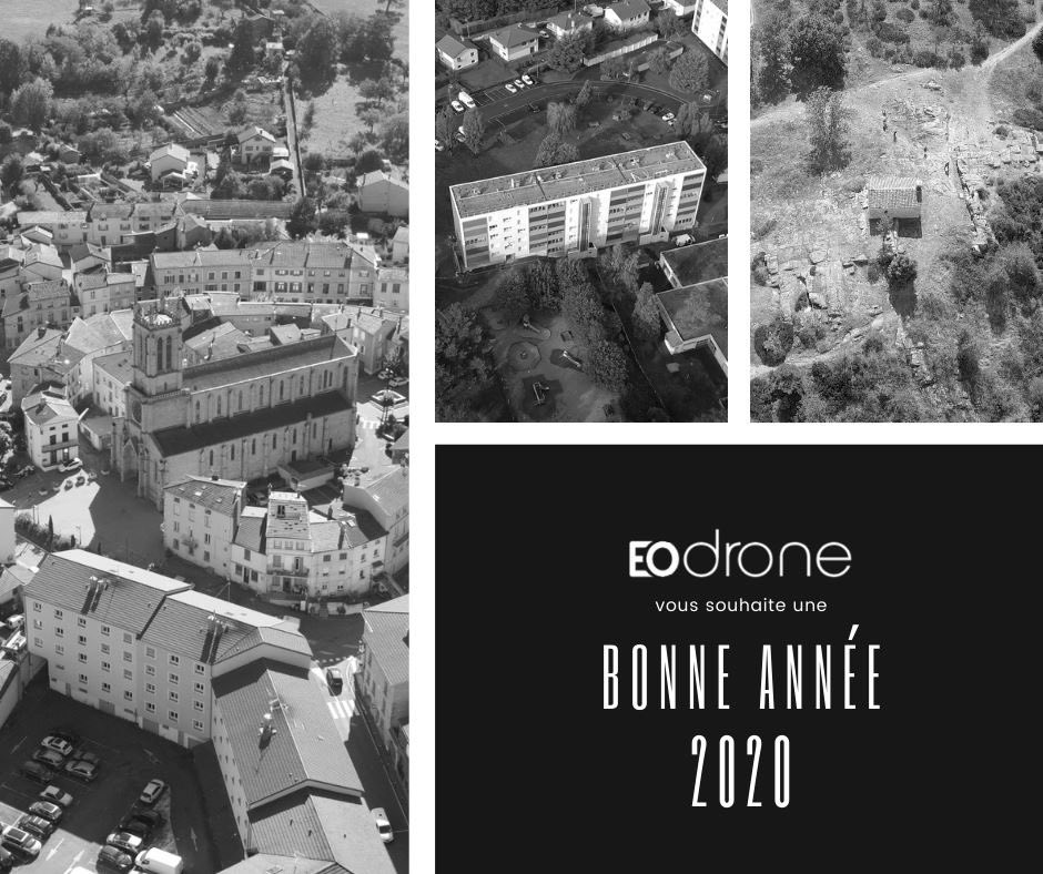 <a href="/eodrone/">EOdrone</a> vous souhaite une Bonne Année 2020 ! A très vite pour partager de nouveaux projets #drone #immobilier #collectivités #evenementiel #entreprises