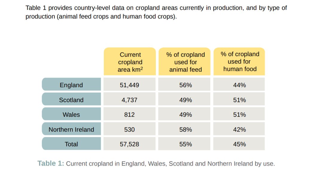 Even if a fraction of cropland used for animal feed is transitioned to cropland for human food, we'd get a massive increase in food supply.The evidence for this is clear in this Harvard study by  @HHarwatt &  @MattHighKick  http://animal.law.harvard.edu/wp-content/uploads/Eating-Away-at-Climate-Change-with-Negative-Emissions%E2%80%93%E2%80%93Harwatt-Hayek.pdf