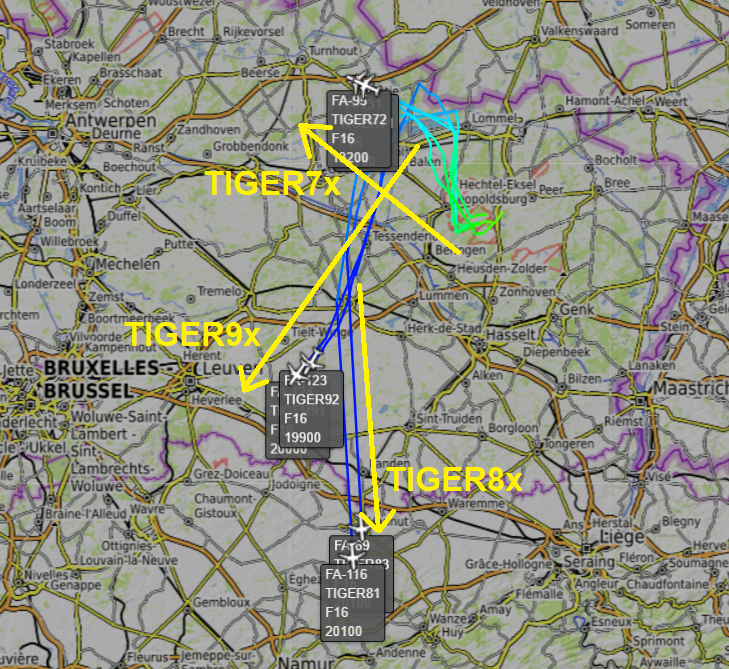 Gerjon_'s tweet photo. A rare non-#Iraq tweet from my side: watch at least 7 Belgian F-16 fighter jets head out of Kleine-Brogel Air Base in Belgium in different directions:
#TIGER71
#TIGER72
#TIGER81
#TIGER82
#TIGER83
#TIGER91
#TIGER92
#potn #avgeek https://t.co/LeEMnplgn4